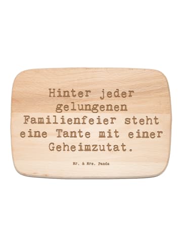 Mr. & Mrs. Panda Holz Frühstücksbrettchen Spruch Tante Geheimzut... in Transparent