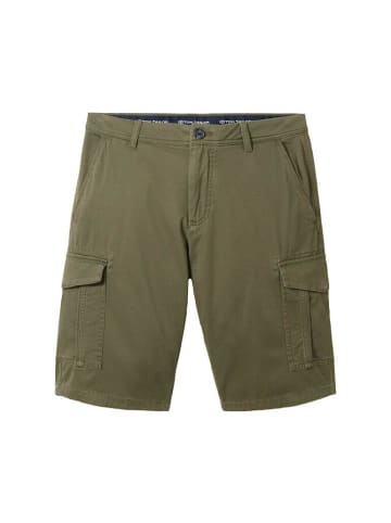 Tom Tailor Short in olive structure print