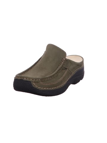 wolky Klassische Pantolette in grün