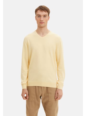 Tom Tailor Pullover in gelb