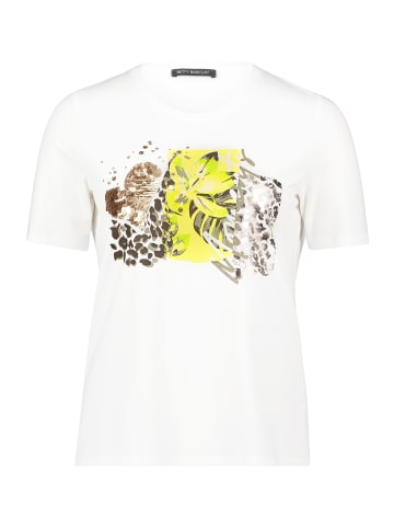 Betty Barclay Basic Shirt mit Aufdruck in Patch Creme/Yellow