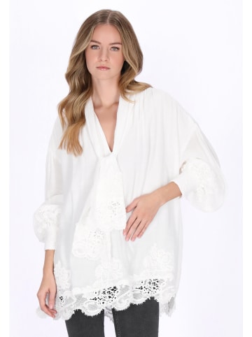 DreiMaster Women Blouse in cloud white