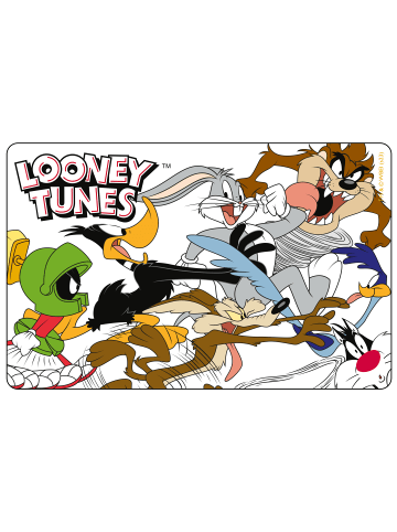 United Labels Looney Tunes Brotdose mit Trennwan - Family in schwarz