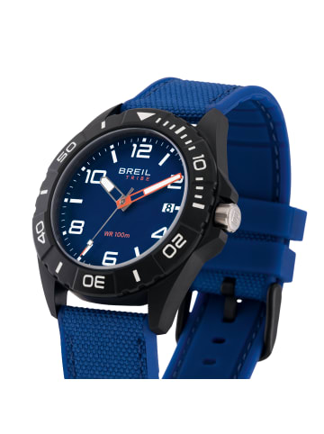 Breil Chronouhr black horizon blau