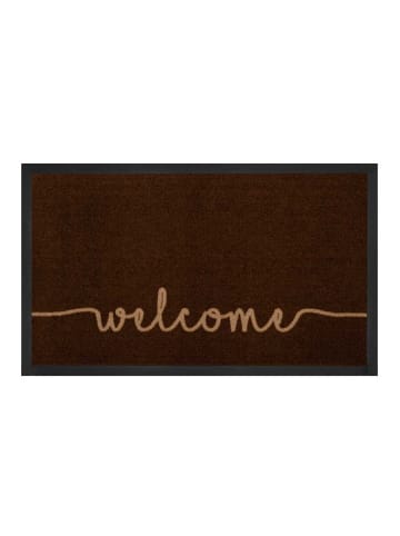 Hanse Home Schmutzfangmatte Cozy Welcome Dunkelbraun Beige