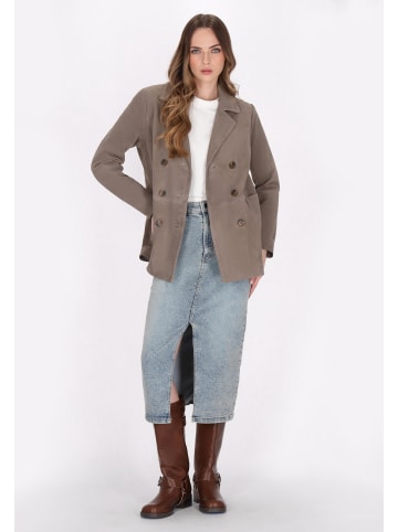 DreiMaster Women Jacket in taupe grey