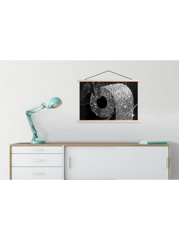 MuchoWow Poster mit Leiste Toilettenpapier (BxH)