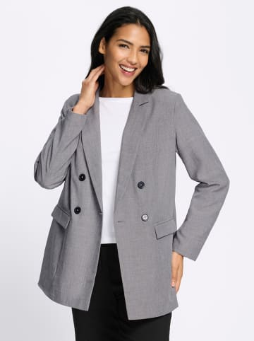 Sieh an! Blazer in hellgrau-meliert