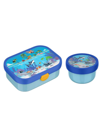 Mepal 2er Set Obst- und Bentobox Campus (2025) 300 & 750 ml in Tropical Ocean