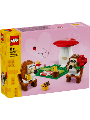 LEGO Iconic Igel und ihr Picknick-Date in Mehrfarbig ab 8 Jahre