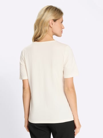 Sieh an! Rundhalsshirt in champagner