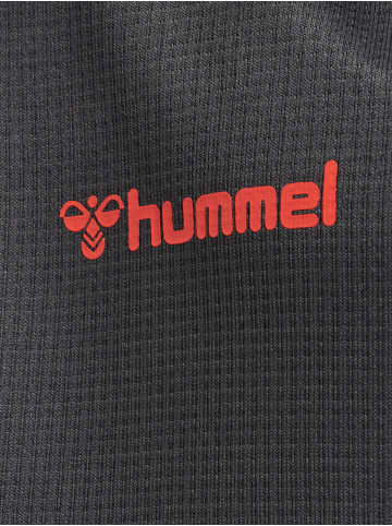 Hummel Kapuzenpullover Hmlauthentic Kinder in ASPHALT