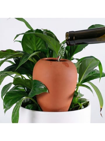 relaxdays 2 x Tonkegel in Terrakotta - 350 ml