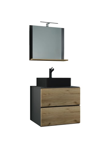 ebuy24 Badmöbelset LendasMBL anthrazit anthrazit 61 x 52 cm
