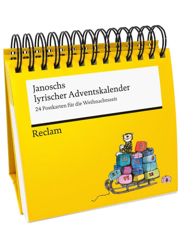 Reclam Verlag Janoschs lyrischer Adventskalender | Dekorativer Postkarten-Adventskalender...