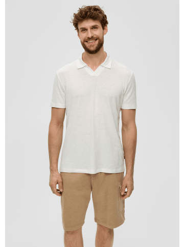 s.Oliver Polo-Shirt kurzarm in Weiß