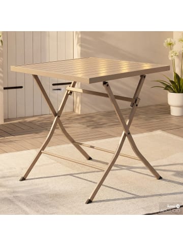 home24 Klapptisch Kovo in Taupe