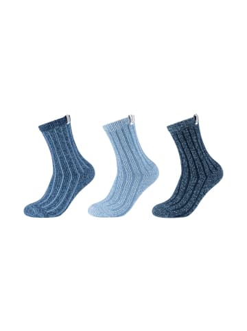 S. Oliver Socken 3er Pack warm & cozy in dunkelblau