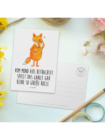 Mr. & Mrs. Panda Wanddeko Fuchs Lord mit Spruch in Weiß