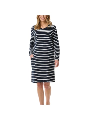 Schiesser Nachthemd Casual Essentials in Dunkelblau