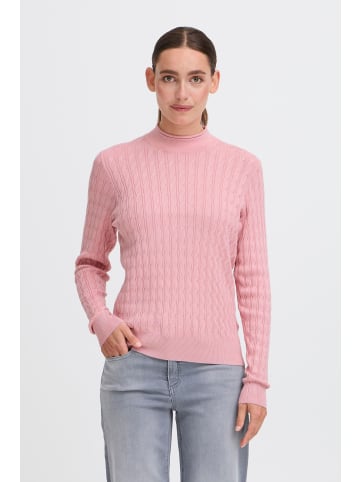 Oxmo Rollkragenpullover OXSally in Rosa