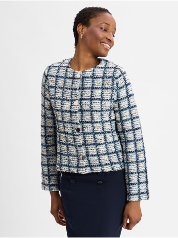 Rich & Royal Kurzblazer in hellblau ecru - 0001