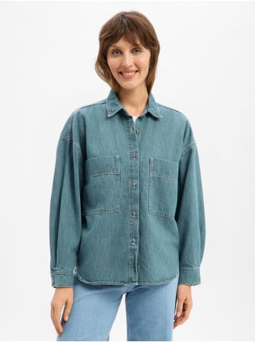 American Vintage Jeansbluse Ydopark in medium stone