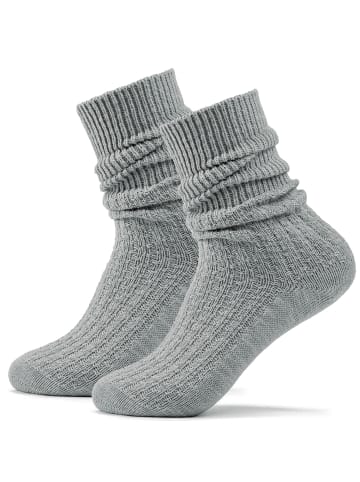 Stockerpoint 1er Pack Herren Kurze Trachtensocken OC-Ludwig in Grau