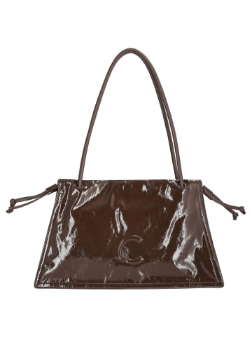 COCCINELLE Dulse Shiny - Schultertasche 38 cm (brunette) in brunette/brunette