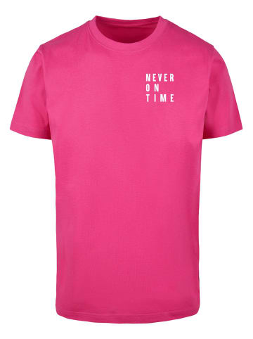 Mister Tee T-Shirts in hibiskus pink