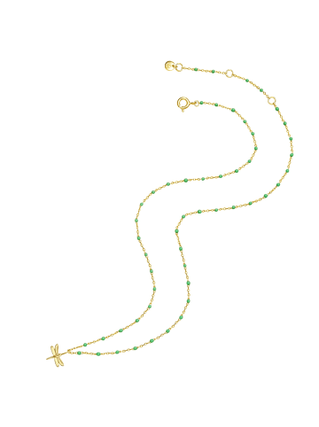 Glanzstücke München Halskette Schmetterling Sterling Silber in gelbgold