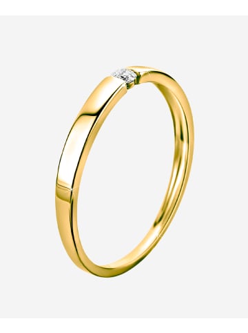 Diamant L'éternel Ring aus 585 Gelbgold mit 0.05 Karat Diamant