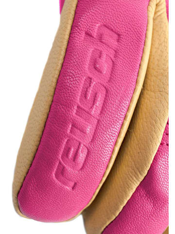 Reusch Fingerhandschuhe Fingerhandschuhe Highland R-TEX® XT höchste Wärmestufe, wasserdicht in 3388 pink/camel