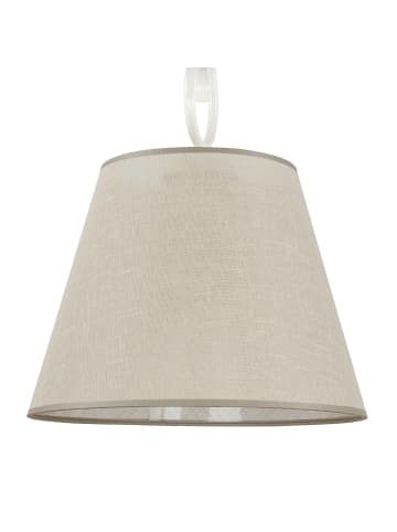 Licht-Erlebnisse Pendelleuchte (B)30 x (L)30 x (T)70 cm in Weiß BeigeWeiß Beige