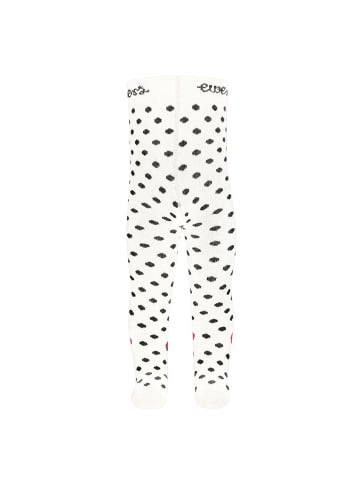 ewers Strumpfhose Marienkäfer in weiß