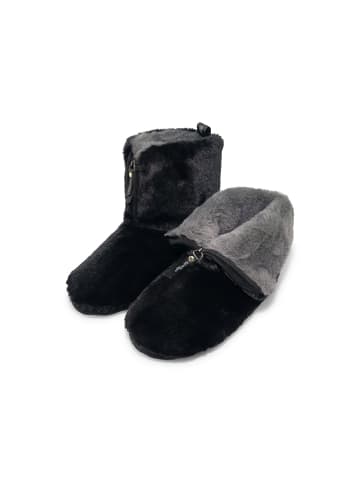 Flip Flop Hausschuh "yeti" in schwarz