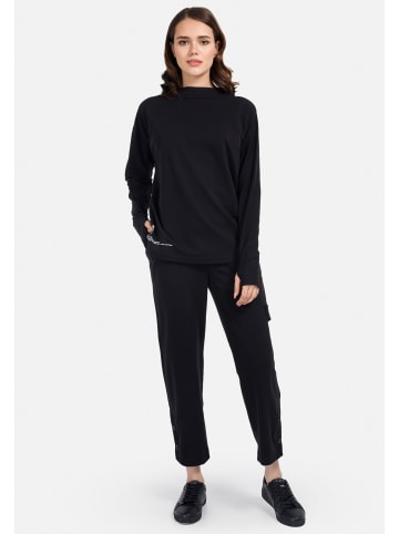 HELMIDGE Longsweatshirt Longsweatshirt in schwarz