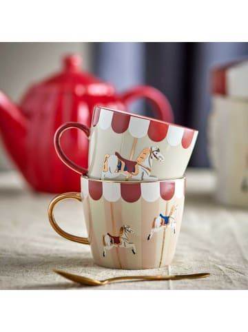 Bloomingville Becher MERRY-GO-ROUND Karussell Pferde Design 2er Set