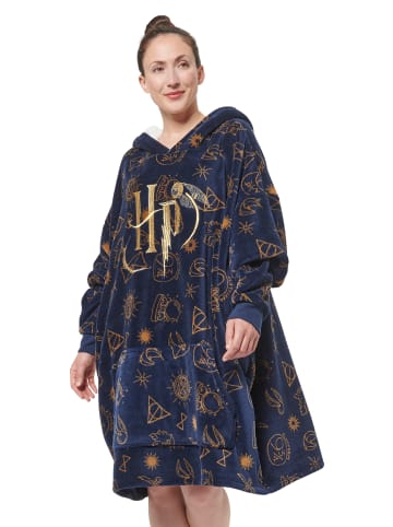 Harry Potter Harry Potter Oversize Cozy Hoodie Übergroße Kuschelpullover Sweater in blau