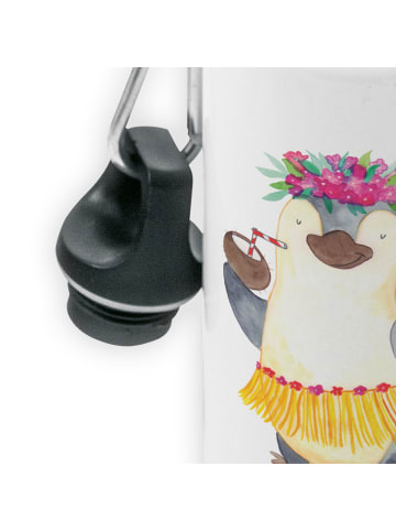 Mr. & Mrs. Panda Kindertrinkflasche Pinguin Kokosnuss ohne Spruch in Weiß