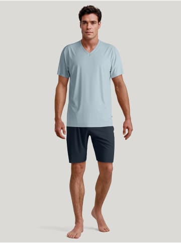 Calida Pyjama in tempest blue