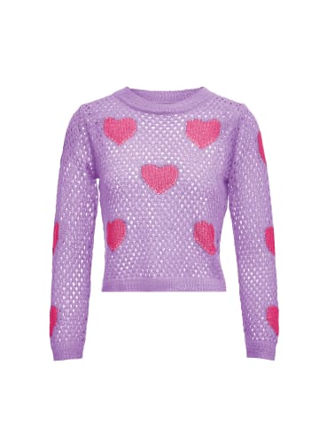 sweeties by leo Strickpullover in lavendelrosa