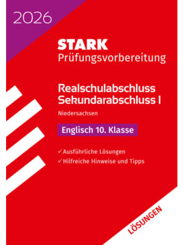Stark Buch - STARK Lösungen zu Englisch - Realschulabschluss 2026 Niedersachsen