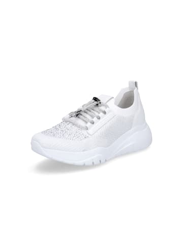 Gabor Fashion Sneaker in Weiß Glitzer