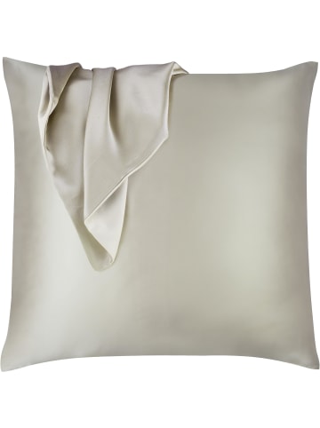 Aspero Seiden Kissenbezug 80x80 cm Enna in Taupe