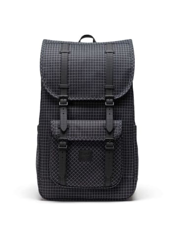 Herschel Little America - Rucksack 16" 49.5 cm (dark sea) in grid-black