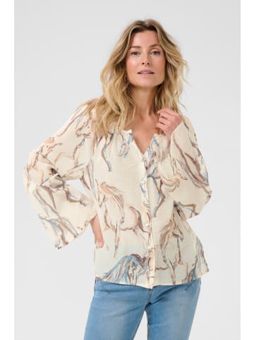 Cream Langarm - Hemd CRVilma Loose fit in Blue Horse