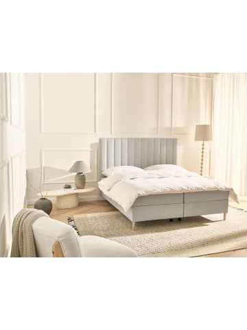 Beliani 5-tlg Boxspring Bett OFFICER in Weiß
