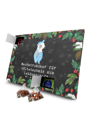 Mr. & Mrs. Panda Advents-Teekalender Mechatroniker für Kältetech... in Kreidetafel