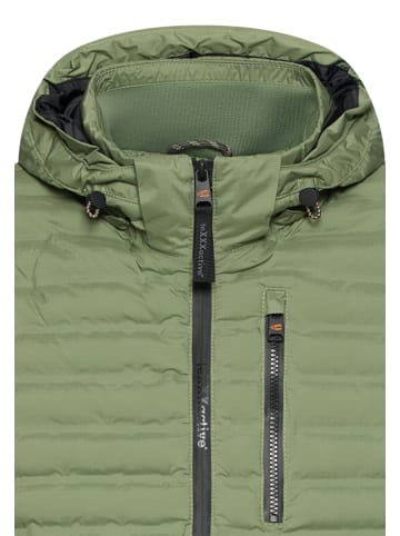 Camel Active teXXXactive© Steppjacke mit abnehmbarer Kapuze in Blattgrün